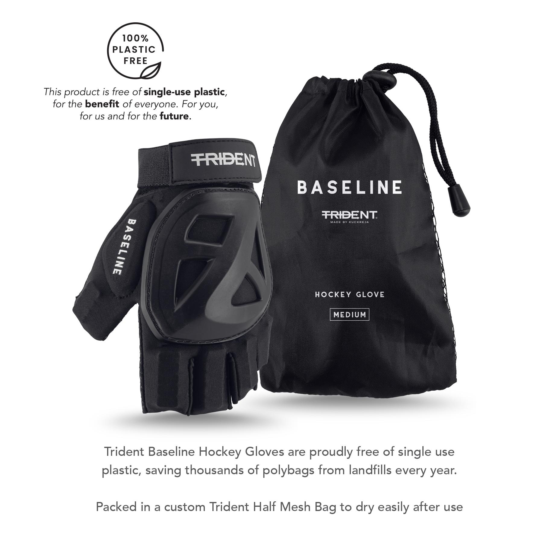 Trident Baseline Hockey Glove – Black (LH) - Image 4